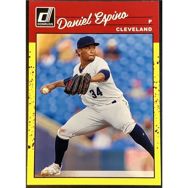 2023 DONRUSS RETRO DANIEL ESPINO ROOKIE CARD