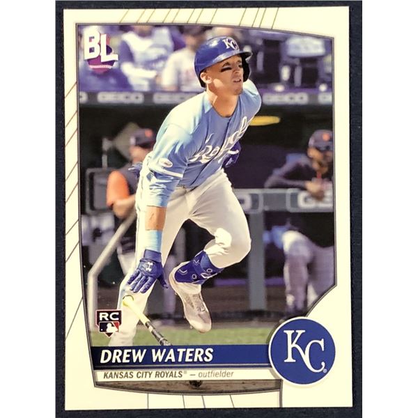 2023 TOPPS DREW WATERS ROOKIE CARD