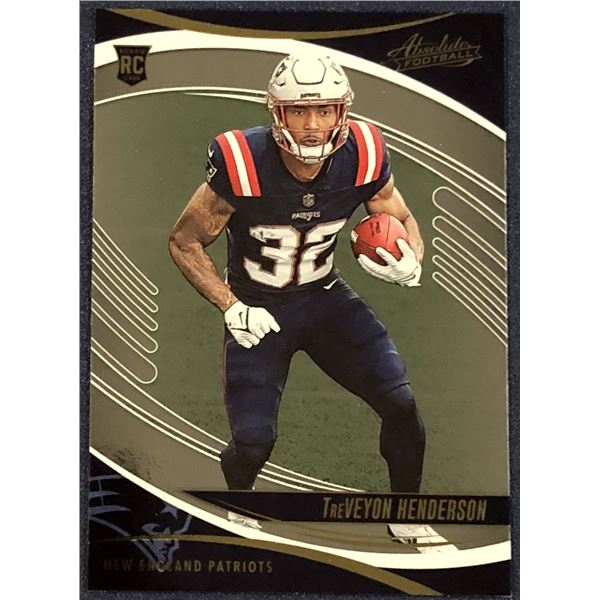 2025 ABSOLUTE FOOTBALL TreVEYON HENDERSON ROOKIE CARD