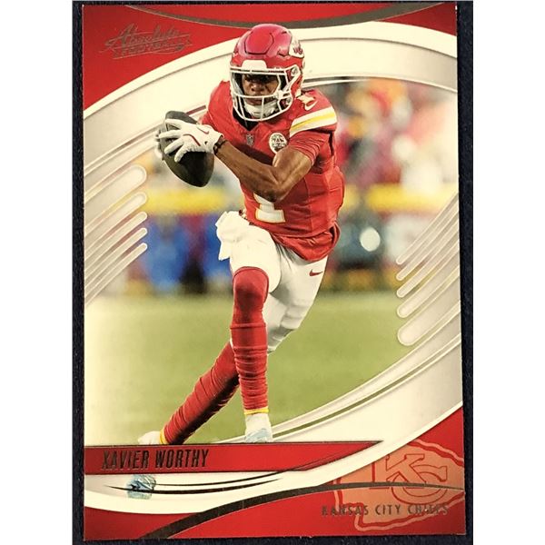 2025 ABSOLUTE NFL FOOTBALL XAVIER WORTHY ROOKIE CARD