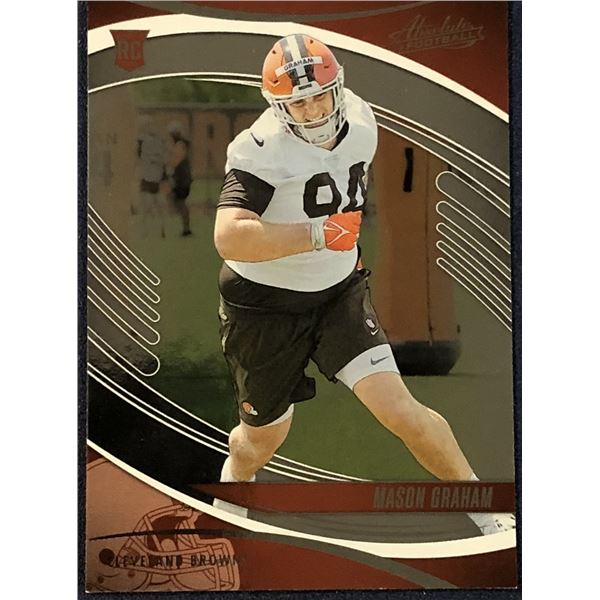 2025 ABSOLUTE NFL MASON GRAHAM ROOKIE CARD