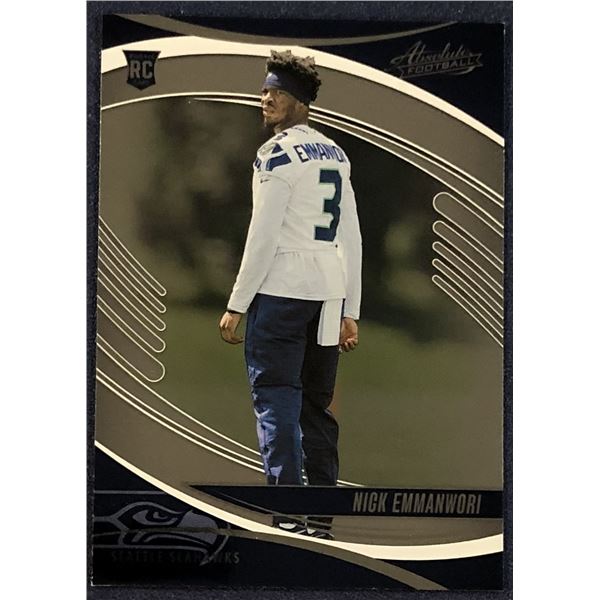 2025 ABSOLUTE NFL NICK EMMANWORI ROOKIE CARD