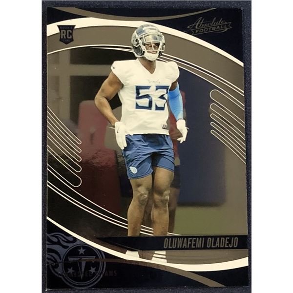 2025 ABSOLUTE NFL OLUWAFEMI OLADEJO ROOKIE CARD