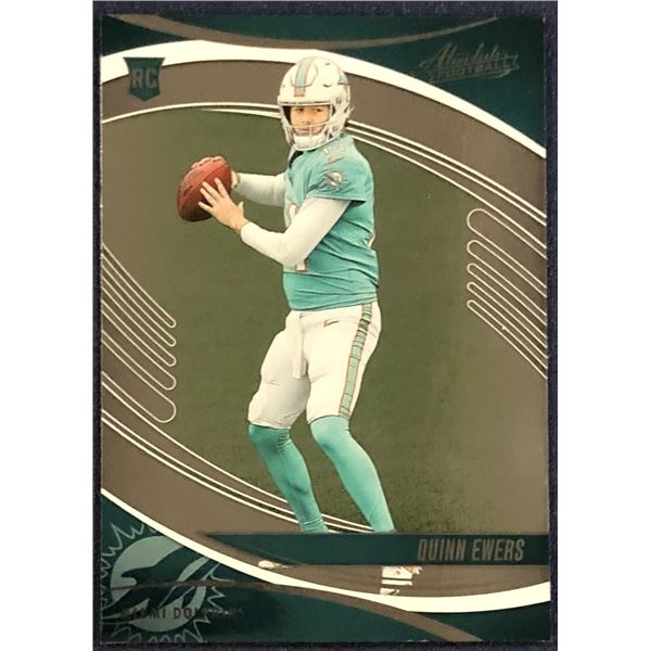 2025 ABSOLUTE NFL QUINN EWERS ROOKIE CARD