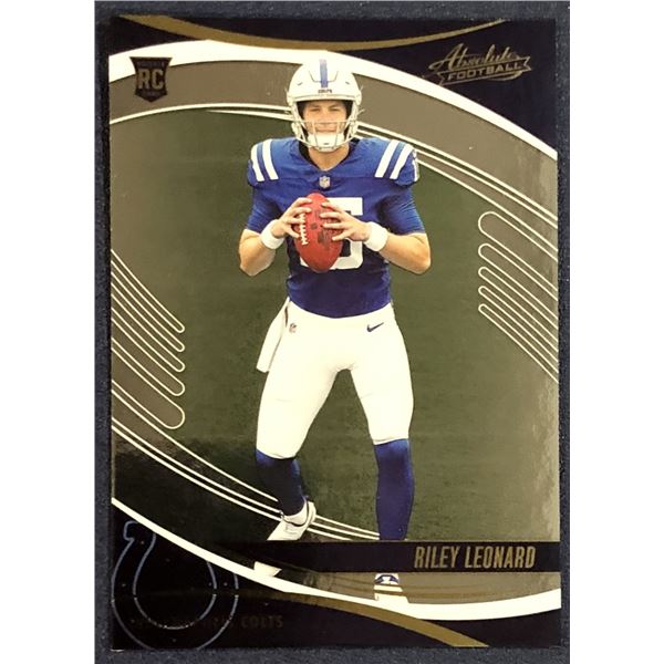 2025 ABSOLUTE NFL RILEY LEONARD ROOKIE CARD