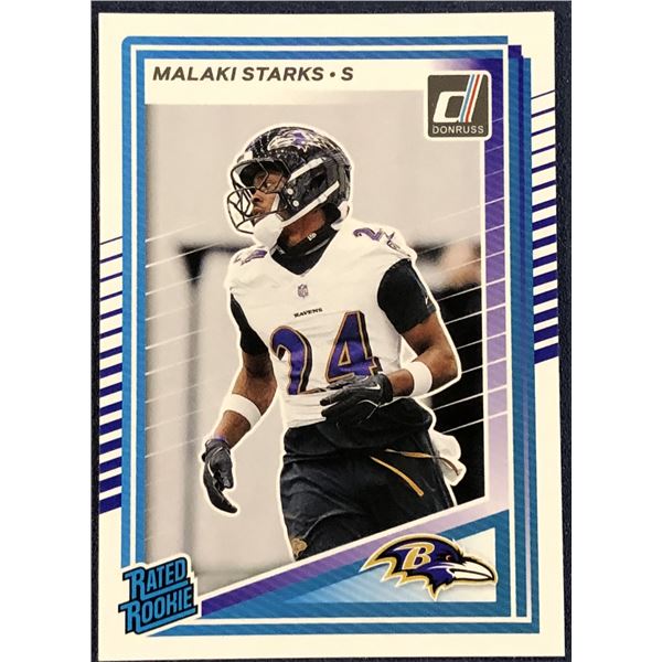 2025 DONRUSS NFL MALAKI STARKS ROOKIE CARD