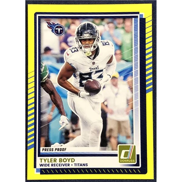 2025 DONRUSS NFL PRESS PROOF TYLER BOYD