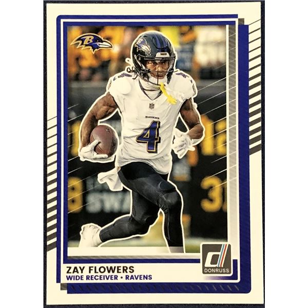 2025 DONRUSS NFL ZAY FLOWERS