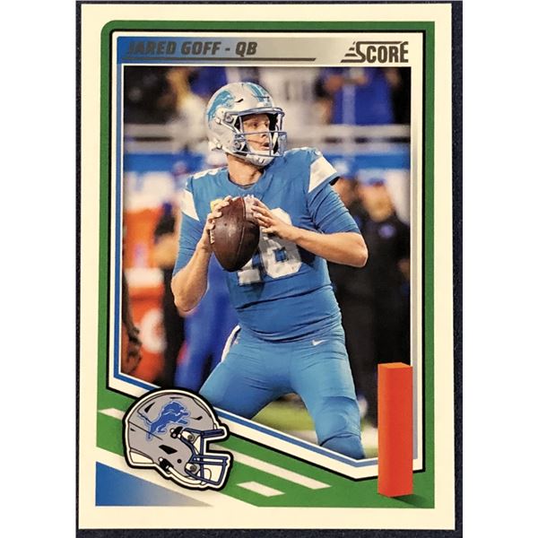 2025 SCORE NFL JARED GOFF