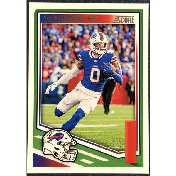 2025 SCORE NFL KEON COLEMAN ROOKIE CARD