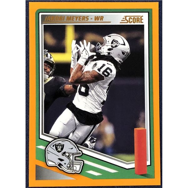 2025 SCORE NFL ORANGE PARALLEL JAKOBI MEYERS