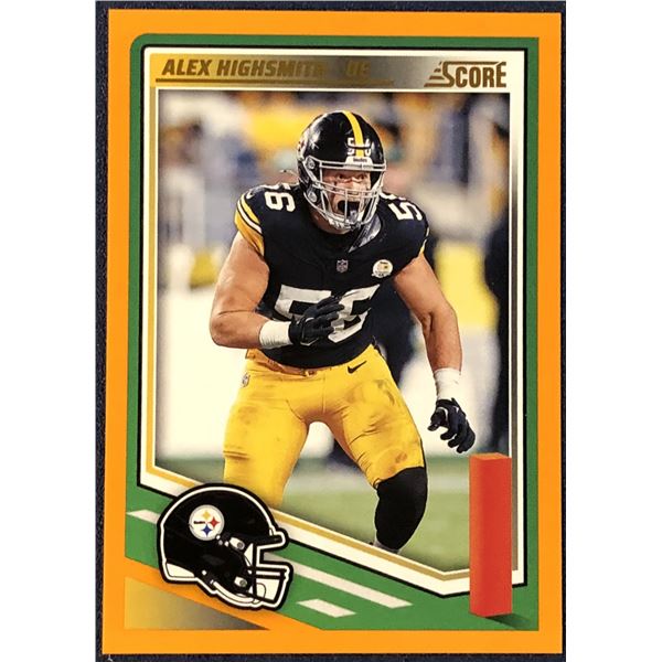 2025 SCORE NFL ORANGE VARIATION ALEX HIGHSMITH