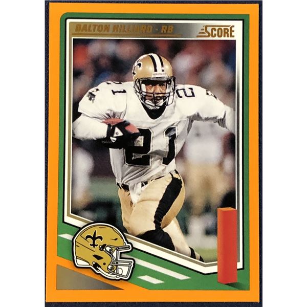 2025 SCORE NFL ORANGE VARIATION DALTON HILLIARD