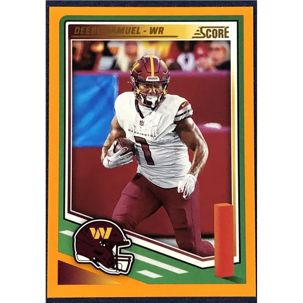 2025 SCORE NFL ORANGE VARIATION DEEBO SAMUEL