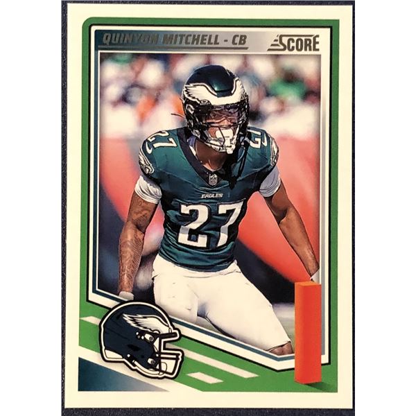 2025 SCORE NFL QUINYON MITCHELL ROOKIE CARD