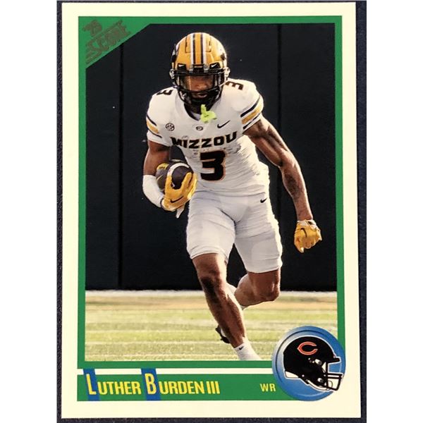 2025 SCORE NFL RETRO LUTHER BURDEN III ROOKIE CARD