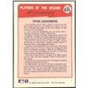Image 2 : 1990 FLEER RYNE SANDBERG (HOF)