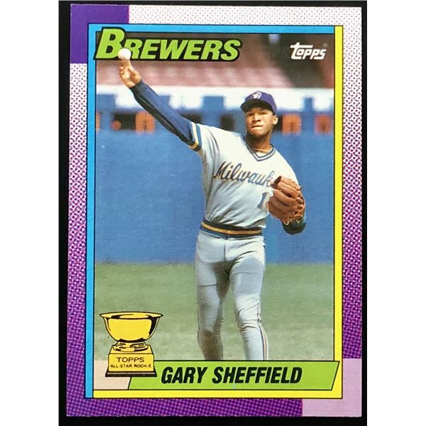 1990 TOPPS GARY SHEFFIELD ROOKIE CARD