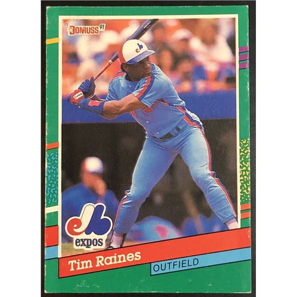 1991 DONRUSS TIM RAINES (HOF)