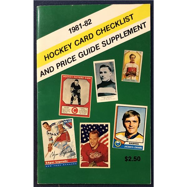 1981-82 HOCKEY CARD PRICE GUIDE