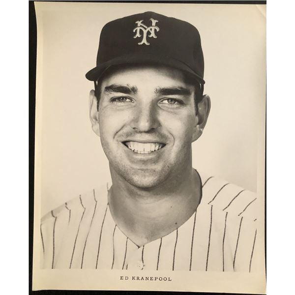 1967 NEW YORK METS 8"x10" PUBLICITY PHOTO - ED KRANEPOOL