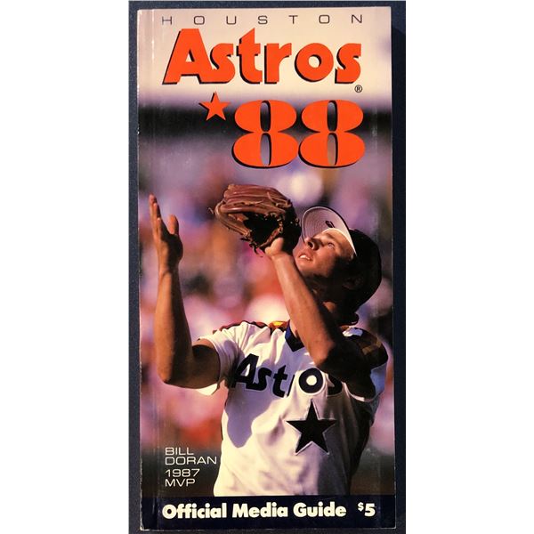 1988 HOUSTON ASTROS MEDIA GUIDE