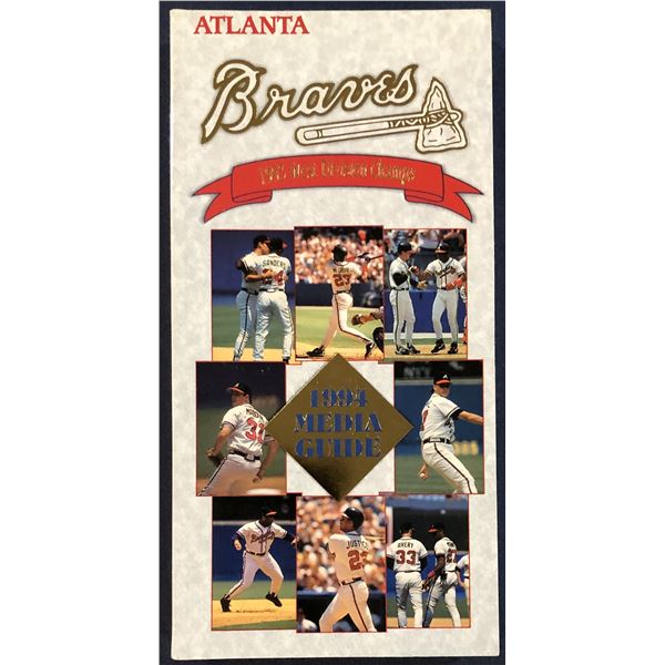 1994 ATLANTA BRAVES MEDIA GUIDE