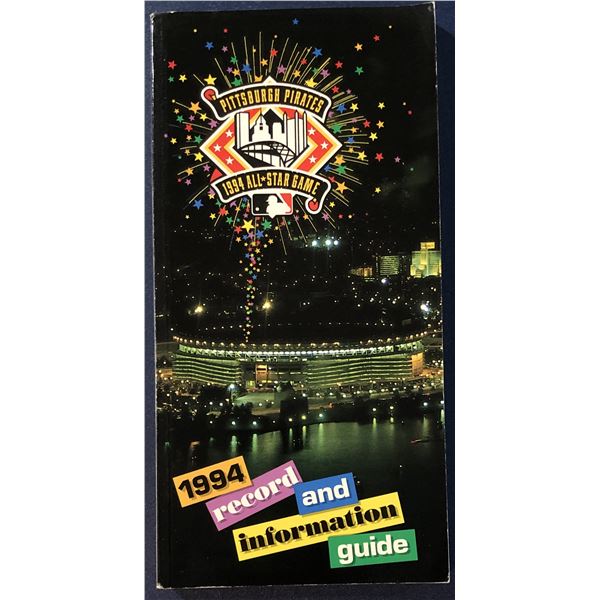 1994 PITTSBURGH PIRATES MEDIA GUIDE