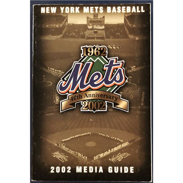 2002 NEW YORK METS MEDIA GUIDE