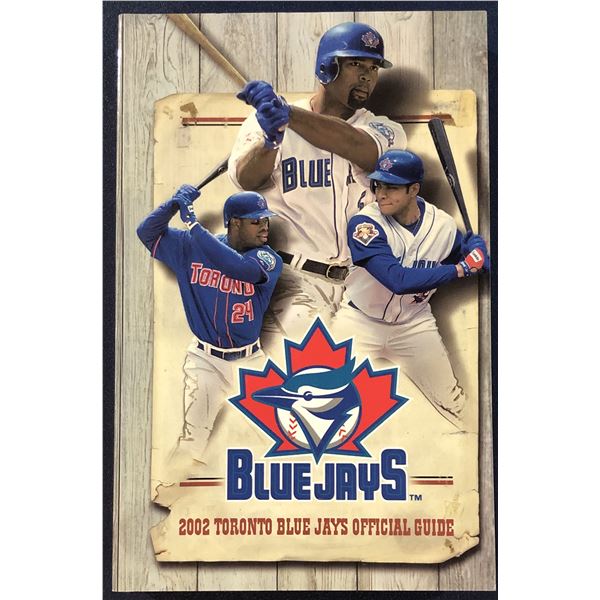 2002 TORONTO BLUE JAYS MEDIA GUIDE