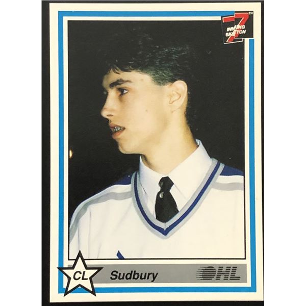 1990-91 7th INNING SKETCH MICHAEL PECA JUNIOR CARD
