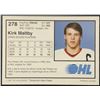 Image 2 : 1991-92 JUNIOR CARD - KIRK MALTBY