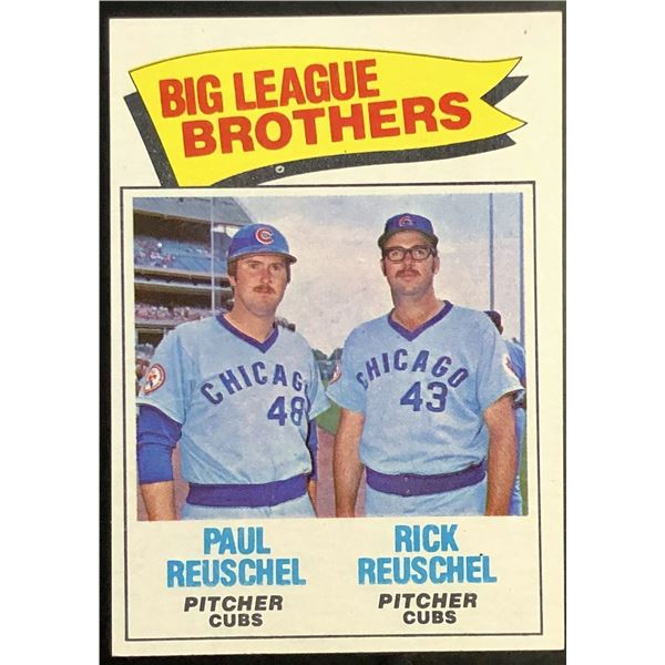 1977 TOPPS REUSCHEL BROTHERS