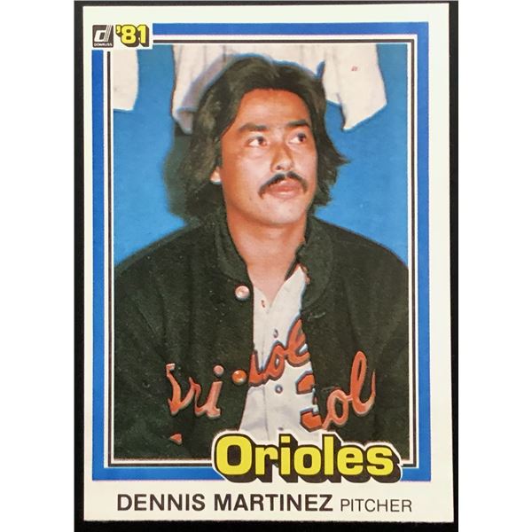 1981 DONRUSS DENNIS MARTINEZ