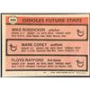 Image 2 : 1981 TOPPS MIKE BODDICKER ROOKIE CARD