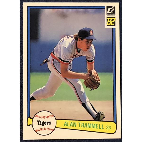 1982 DONRUSS BASEBALL ALAN TRAMMELL (HOF)
