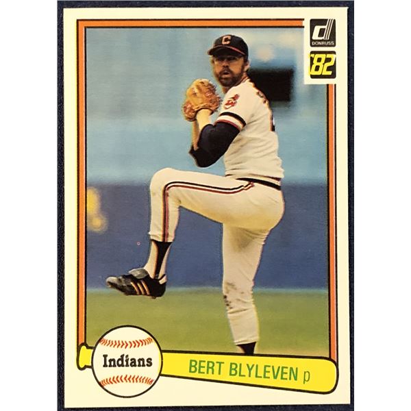 1982 DONRUSS BASEBALL BERT BLYLEVEN (HOF)