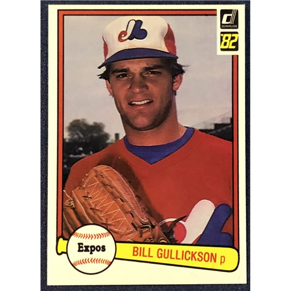 1982 DONRUSS BASEBALL BILL GULLICKSON
