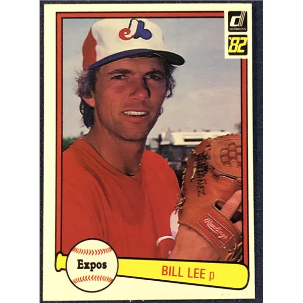 1982 DONRUSS BASEBALL BILL LEE