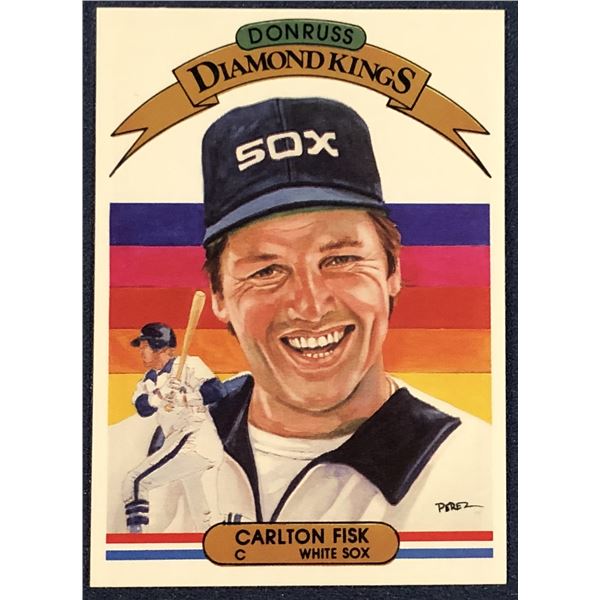 1982 DONRUSS BASEBALL CARLTON FISK (HOF)