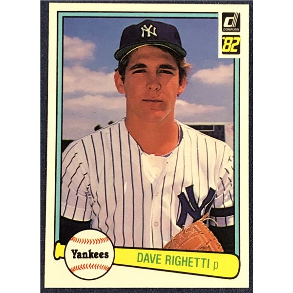 1982 DONRUSS BASEBALL DAVE RIGHETTI