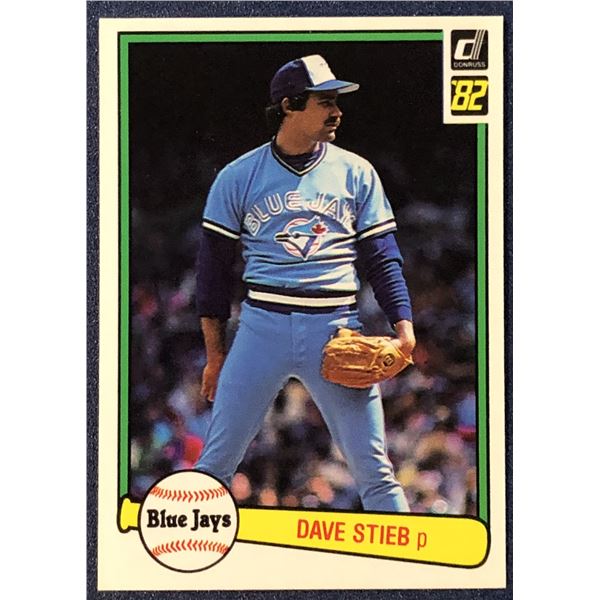 1982 DONRUSS BASEBALL DAVE STIEB