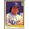 Image 1 : 1982 DONRUSS BASEBALL FERNANDO VALENZUELA