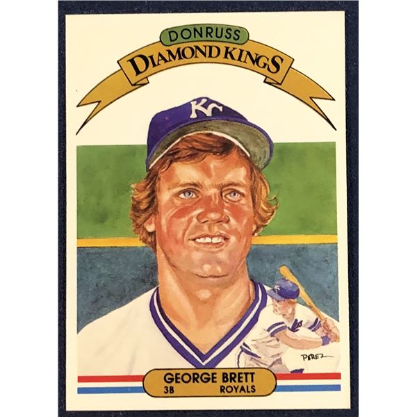 1982 DONRUSS BASEBALL GEORGE BRETT (HOF)