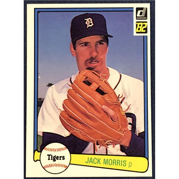 1982 DONRUSS BASEBALL JACK MORRIS (HOF)