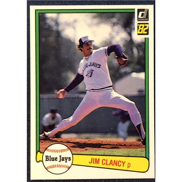 1982 DONRUSS BASEBALL JIM CLANCY