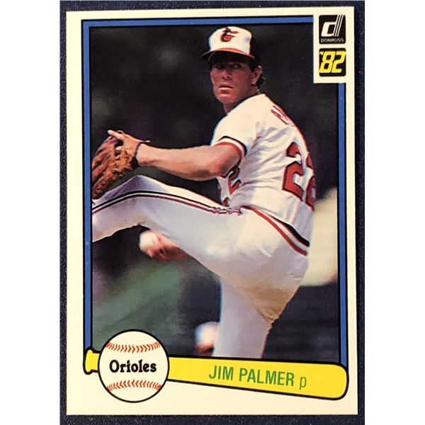 1982 DONRUSS BASEBALL JIM PALMER (HOF)