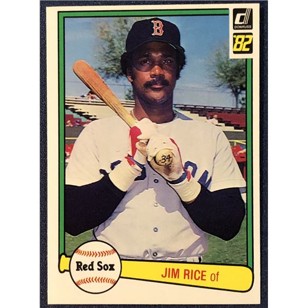 1982 DONRUSS BASEBALL JIM RICE
