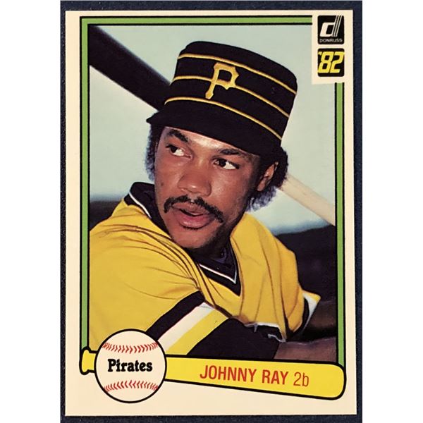 1982 DONRUSS BASEBALL JOHNNY RAY ROOKIE CARD