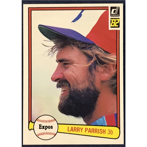 1982 DONRUSS BASEBALL LARRY PARRISH